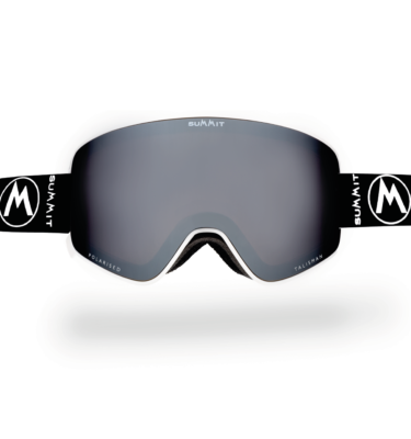 Summit Talisman Ski Goggle - Silver Chrome Lens (White Lens Trim)