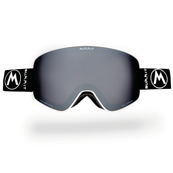 Summit Talisman Ski Goggle - Silver Chrome Lens (White Lens Trim)